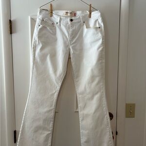 Levi's Cream Boot Cut Jeans
